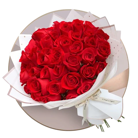 Bouquet de 80 Rosas Rojas