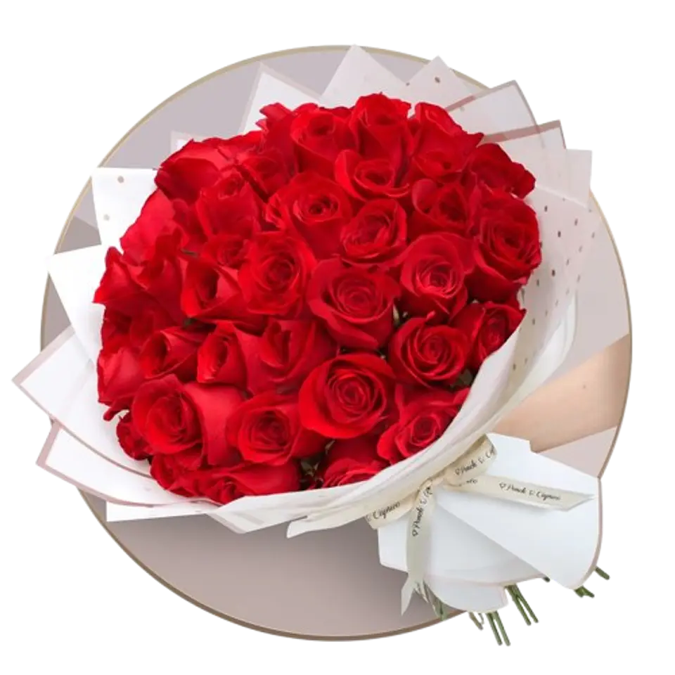 Bouquet de 80 Rosas Rojas 1