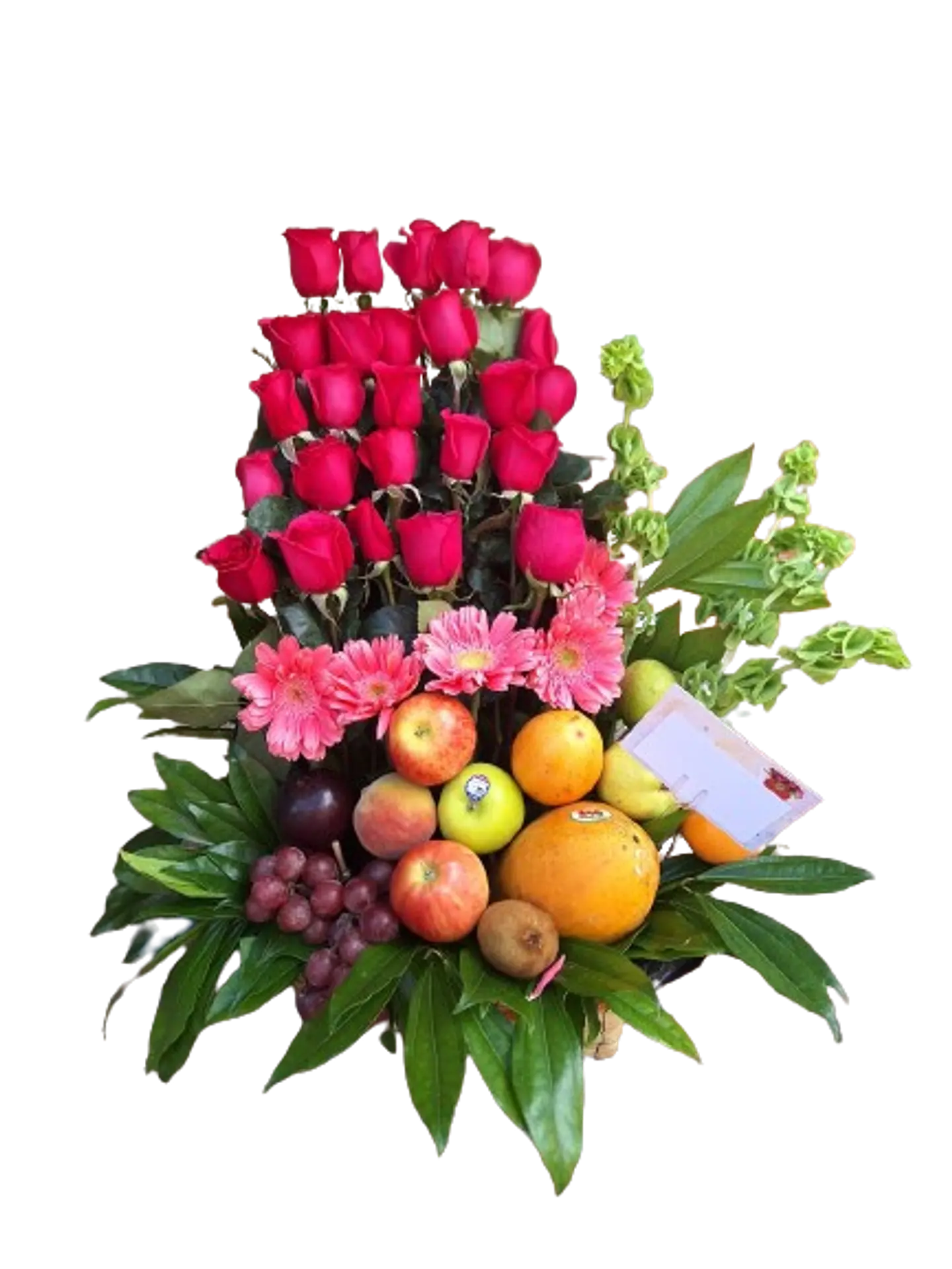 Ramo con Rosas y Frutas 1