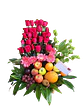 Ramo con Rosas y Frutas - Miniatura 1