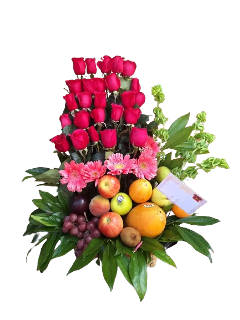 Ramo con Rosas y Frutas 1