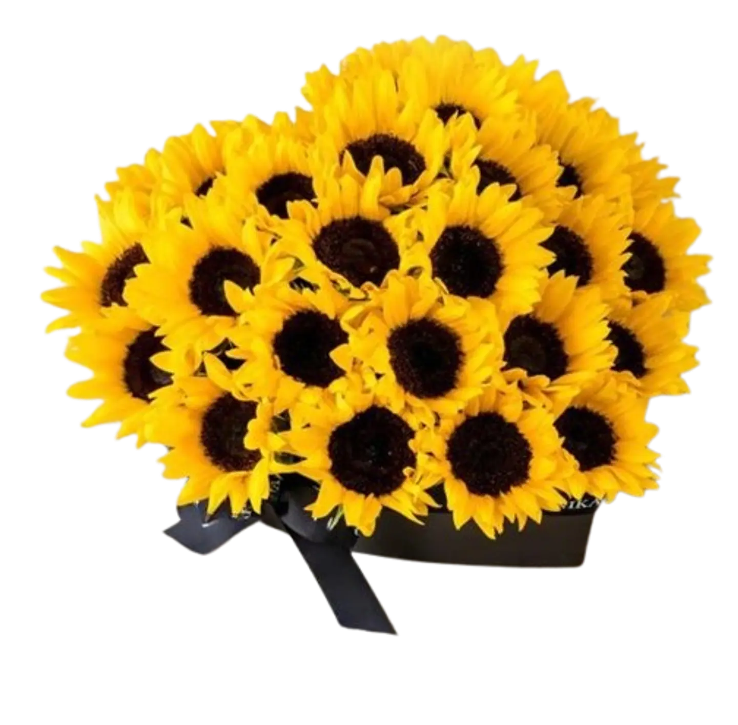 Caja de Corazón en Girasoles 1
