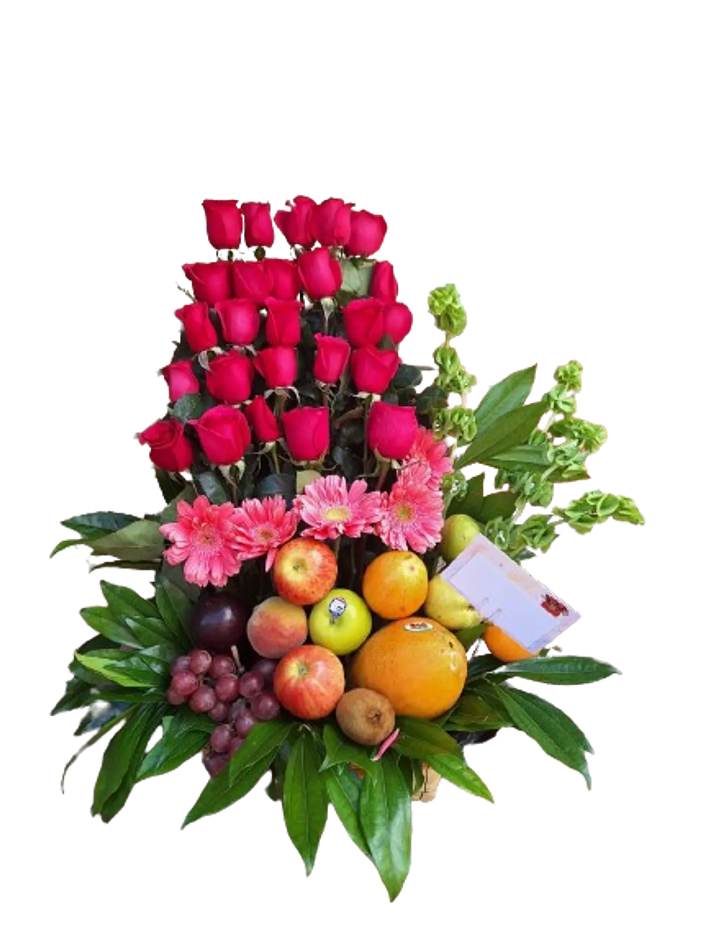Ramo con Rosas y Frutas 2