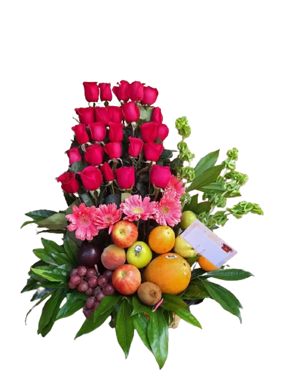 Ramo con Rosas y Frutas 2