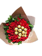 Bouquet de 48 Rosas Rojas y 12 Chocolates - Miniatura 2