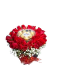 Caja con 24 Rosas Rojas y Chocolate X8 - Miniatura 2