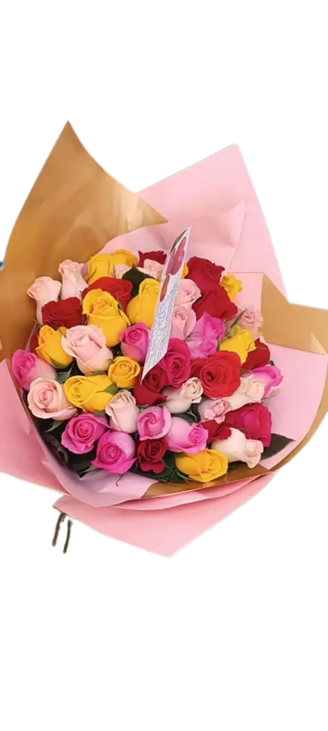 Bouquet de 48 Rosas Surtidas