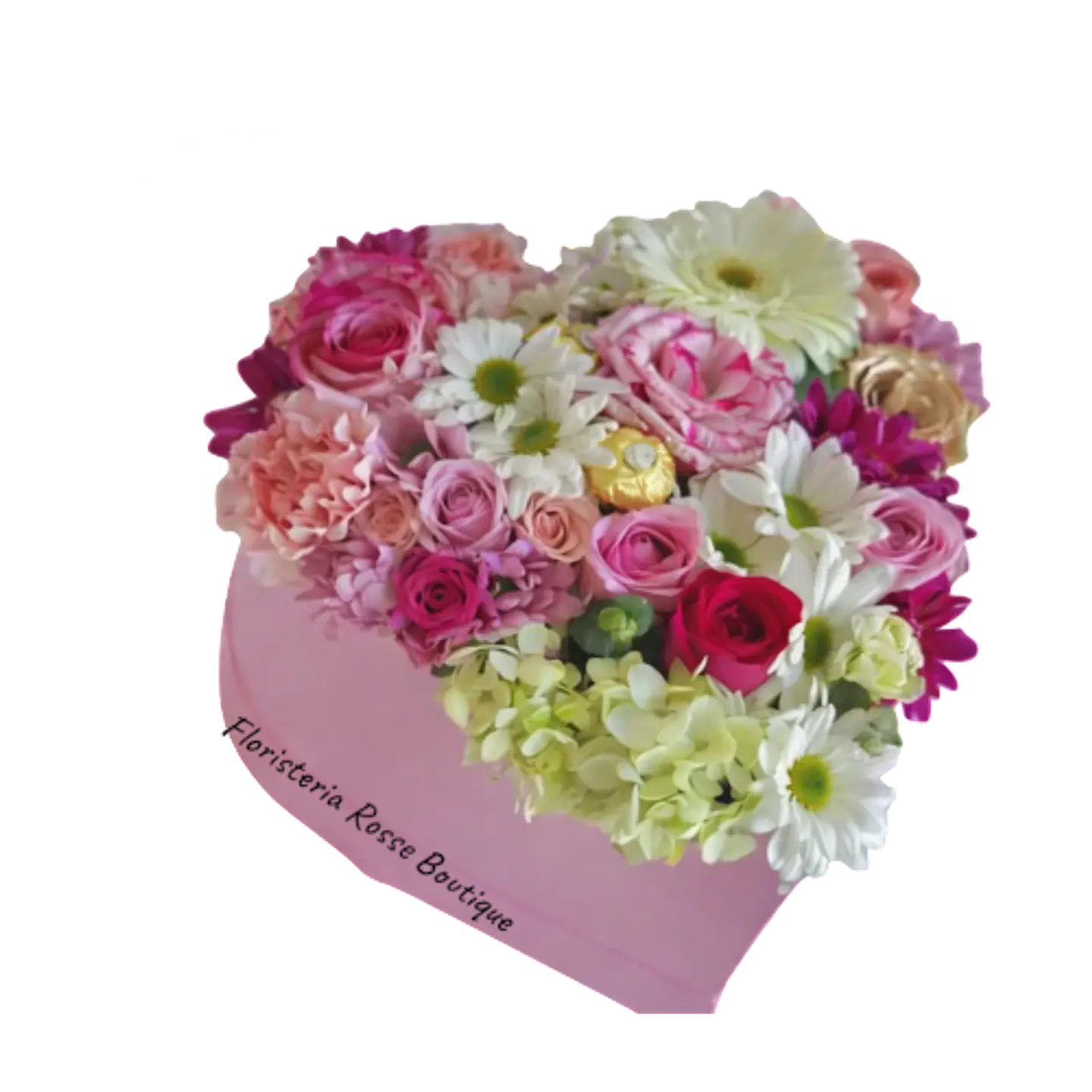 Caja Corazón con Flores Primaveras 1