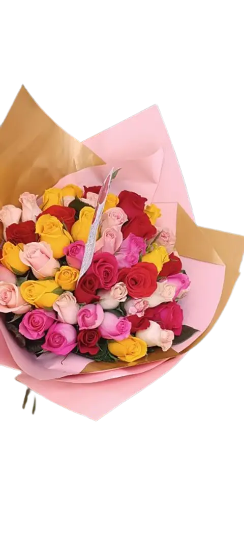 Bouquet de 48 Rosas Surtidas