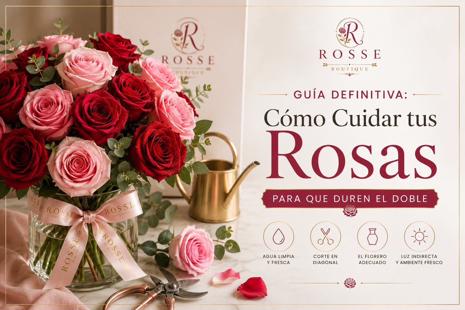 Guía Definitiva: Cómo Cuidar tus Rosas para que Duren el Doble