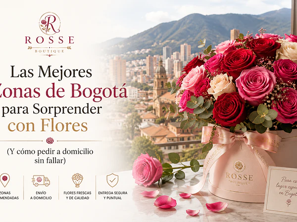 Las Mejores Zonas de Bogotá para Sorprender con Flores (Y cómo pedir a domicilio sin fallar)