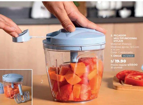 Picador multifuncional Dylan