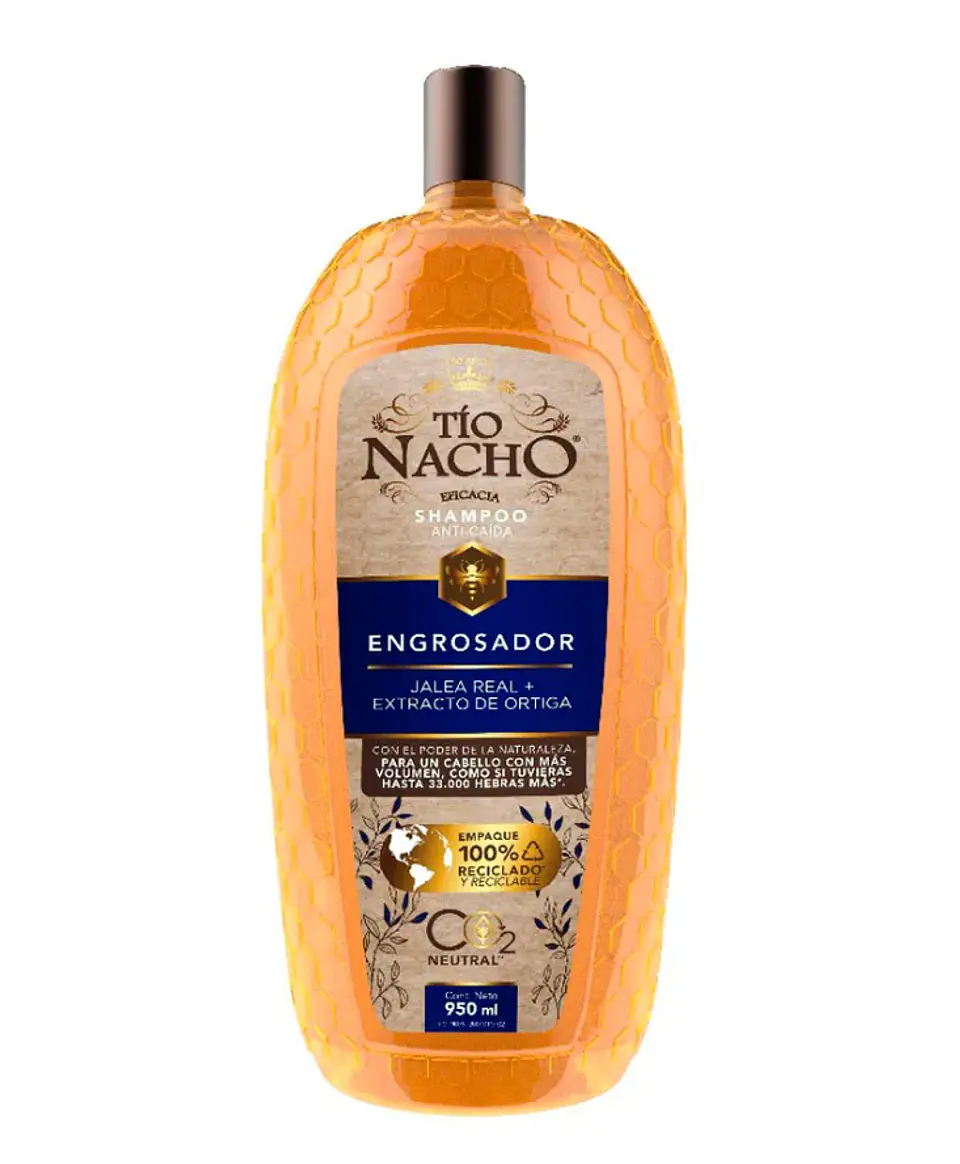 Shampoo Tío Nacho Engrosador botella 950 ML. 1