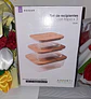 Set de recipentes con tapa x 3 ODUN de Azzorti - Miniatura 1