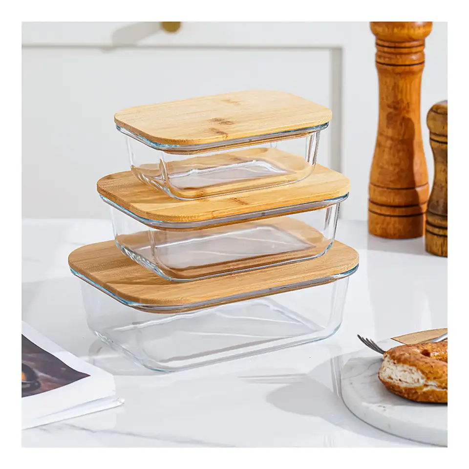Set de recipentes con tapa x 3 ODUN de Azzorti 2