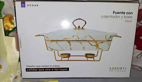 Fuente con calentador y base ORIUM