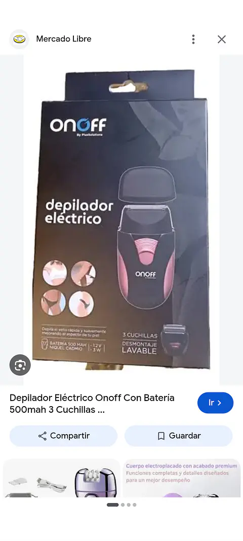 Depilador eléctrico 