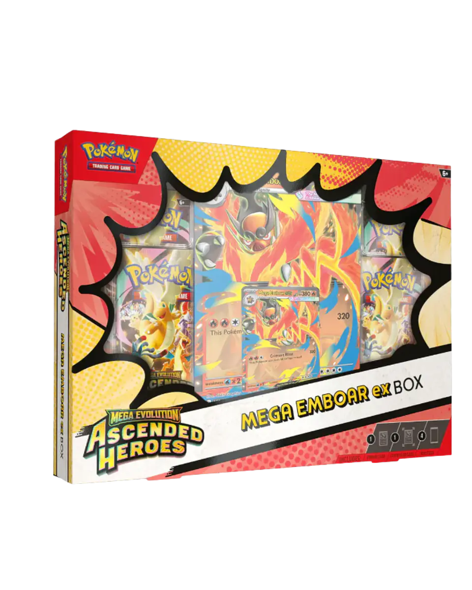 Ascended Heroes  Box Mega-Emboar ex 1