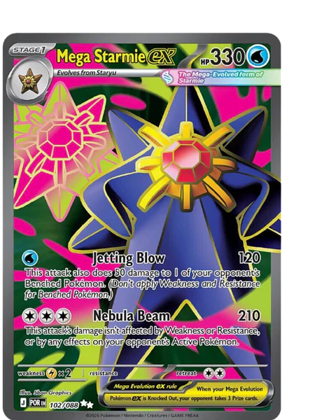 Mega Starmie ex - 102/088