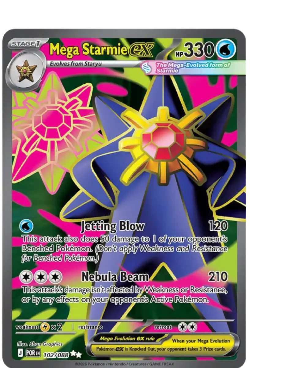 Mega Starmie ex - 102/088 1