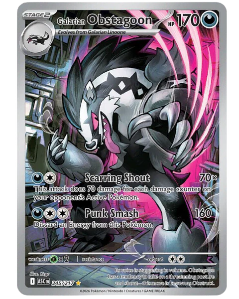  Galarian Obstagoon - 245/217