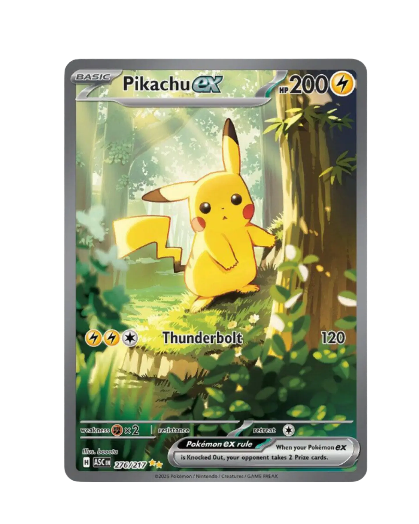 Pikachu ex - 276/217 1
