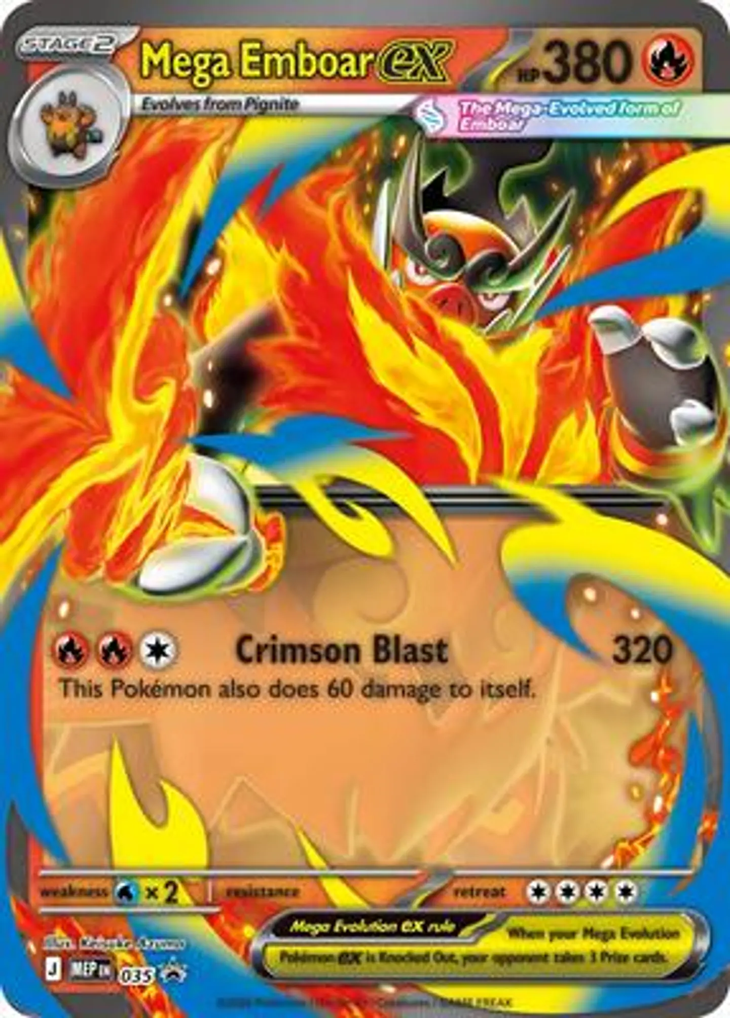 Mega Emboar ex -  PROMO 035 1