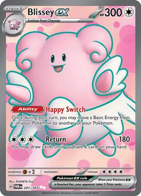 Blissey ex - 201/167 ESPAÑOL