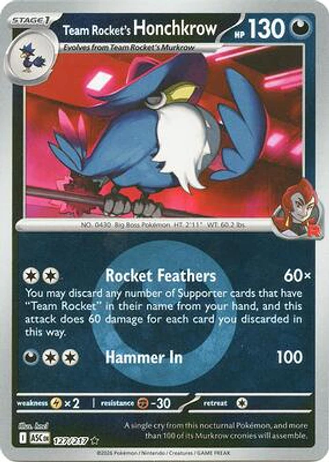 Team Rocket's Honchkrow 