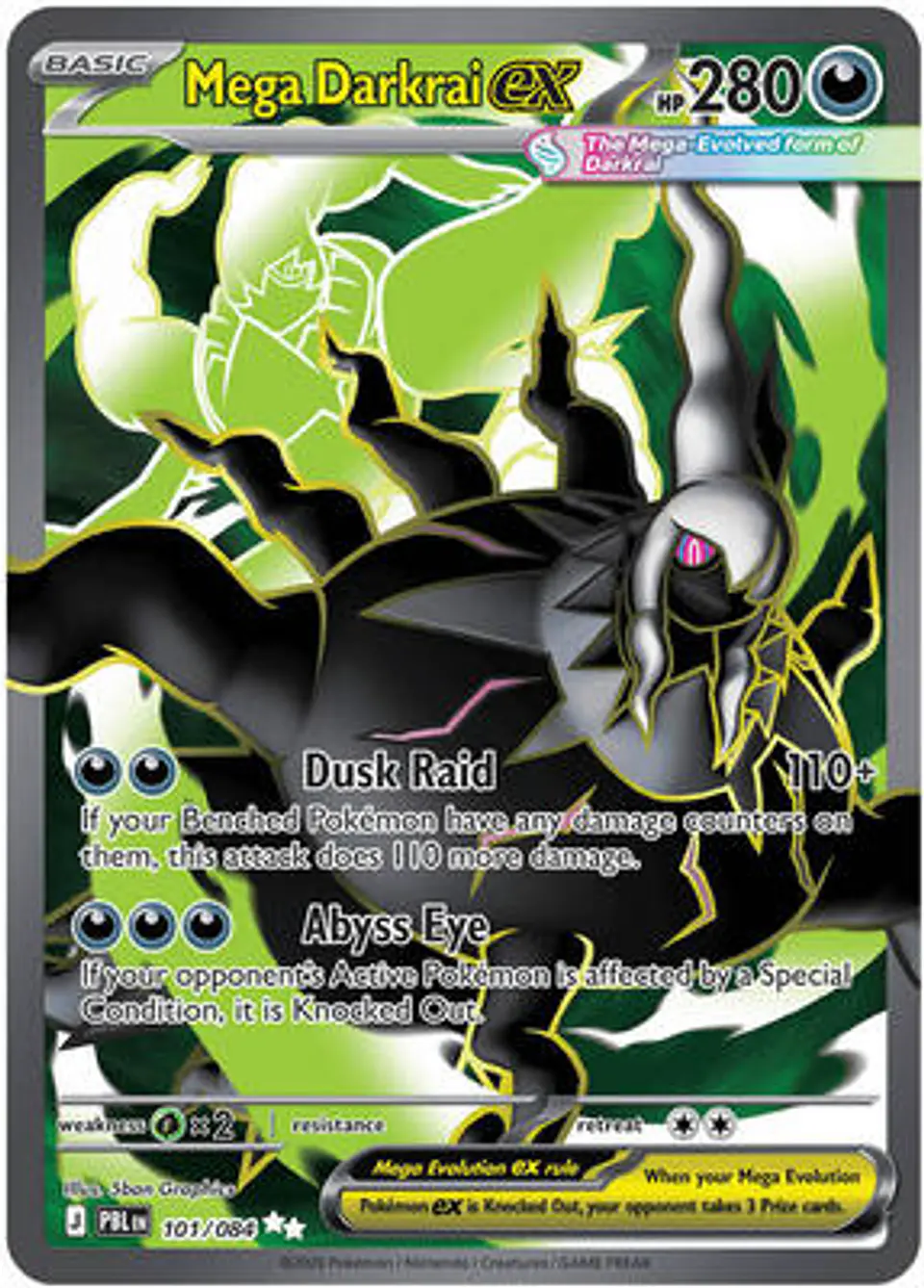 Mega Darkrai ex - 101/084 1