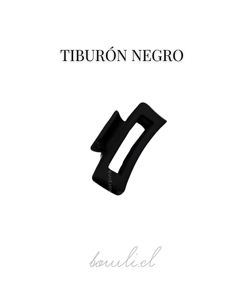TIBURÓN ENGOMADO NEGRO