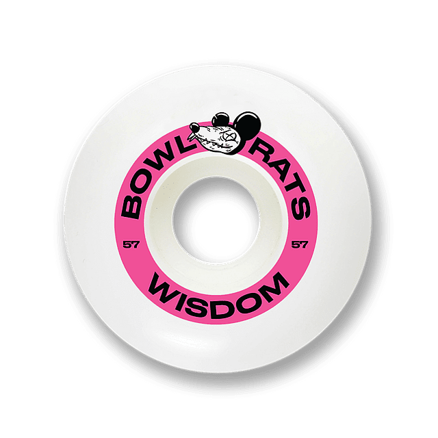 Ruedas Wisdom Bowl Rats conicas 57mm