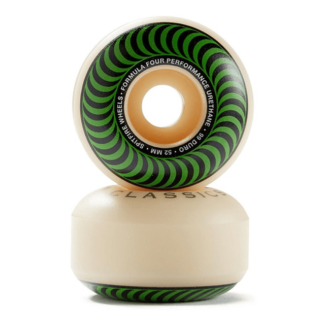 Ruedas Spitfire Classics 99 Du 52 mm Green