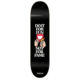 Deck Wisdom For fun - black 8,0" x 32