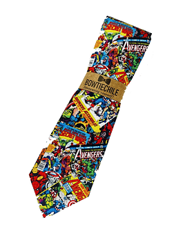 corbata de avengers comic