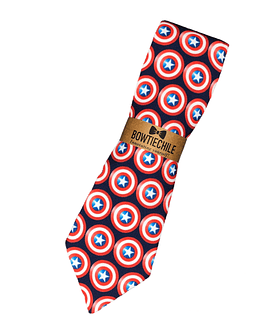 corbata de capitan america, avengers, marvel