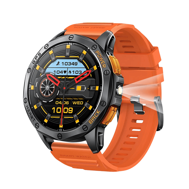 Smartwatch K-67 GPS – Tecnología extrema para aventureros y deportistas – multifuncional, brújula, altímetro barométrico, GPS, pantalla AMOLED 1.43