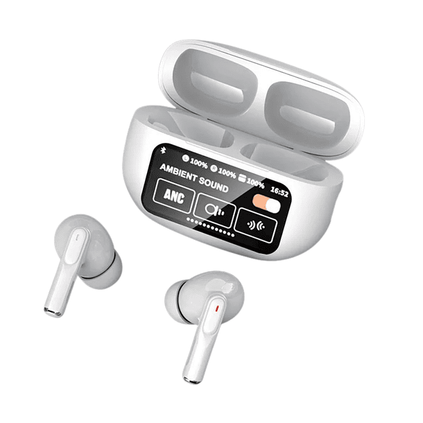 Auriculares TWS A9 PLUS – Tecnología inteligente, sonido superior – Pantalla táctil LED a todo color con Múltiples funciones, Bluetooth 5.4 IPX4 1.5-3 AUT  3