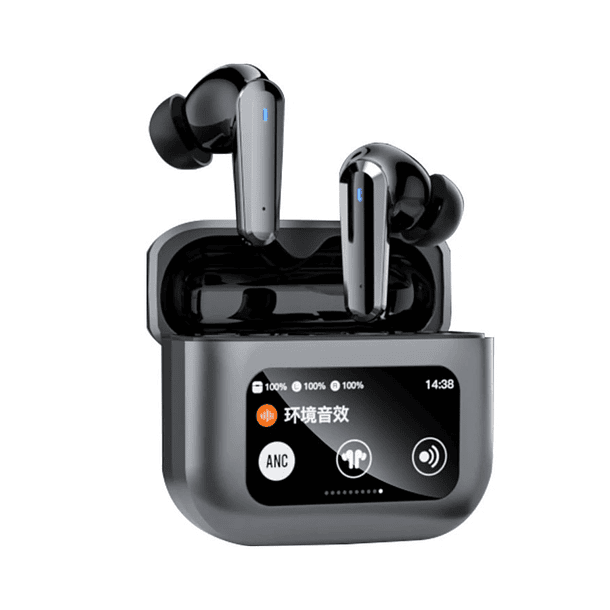 Auriculares TWS YYK Q30 – Sonido que envuelve, estilo que destaca – pantalla táctil inteligente, control multifuncional, Bluetooth 5.4 IPX4 1.5-3 AUT  3