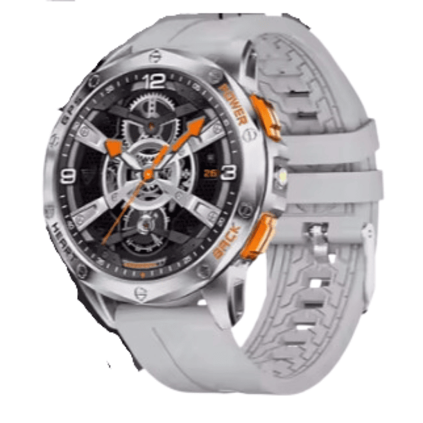 Smartwatch K-67 GPS – Tecnología extrema para aventureros y deportistas – multifuncional, brújula, altímetro barométrico, GPS, pantalla AMOLED 1.43