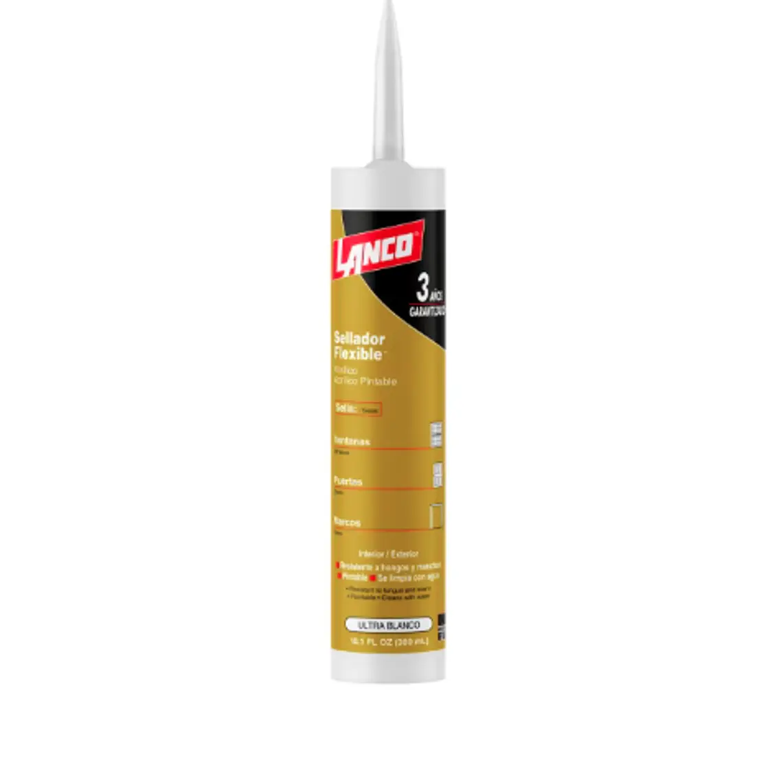Sellador Flexible Pintable Vinyl Painters Lanco 300ml 1