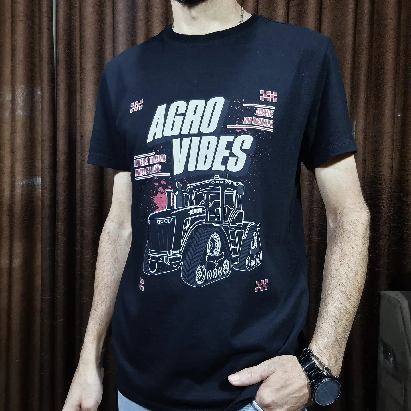 Camiseta Braboboy Reputtation Agro Vibes - Preta 2