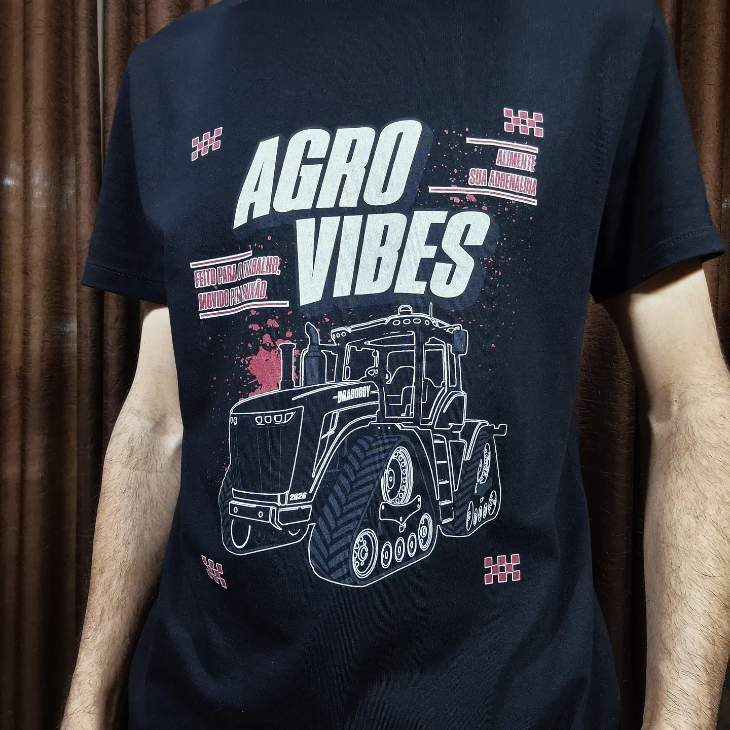 Camiseta Braboboy Reputtation Agro Vibes - Preta 1