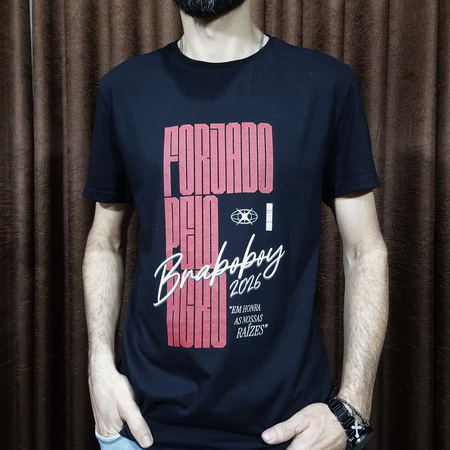 Camiseta Braboboy Reputtation Forjado Pelo Agro - Preta 2