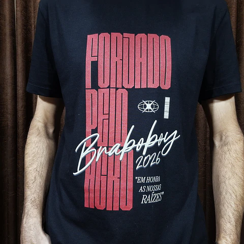 Camiseta Braboboy Reputtation Forjado por el Agro - Negra