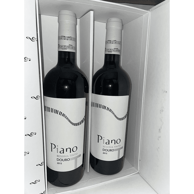 Vinho Piano reserva tinto douro 2015  (caixa de 2 garrafas)
