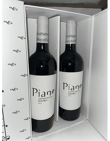 Vinho Piano grande reserva tinto douro 2014 (caixa de 2 garrafas)
