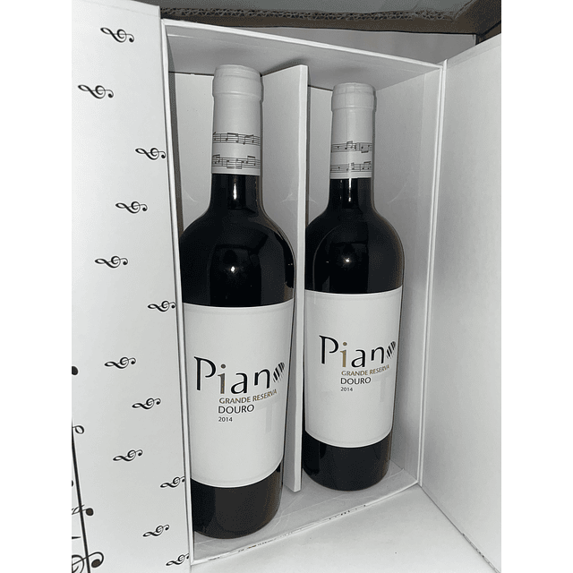 Vinho Piano grande reserva tinto douro 2014 (caixa de 2 garrafas)
