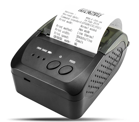 Impresora Térmica Portátil 58mm Recargable