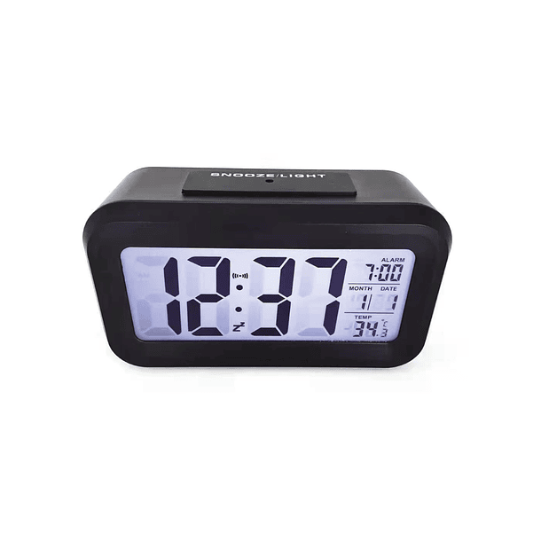 Reloj Con Alarma Negro 1